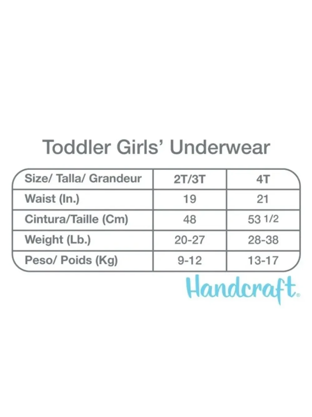 Toddler Cotton Barbie Character Briefs Underwear 2, 6-Packs 4T